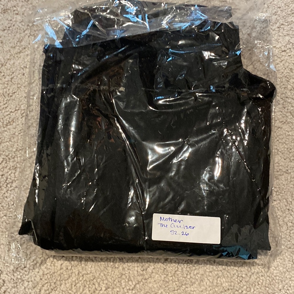 Mother the cruiser black jeans like new